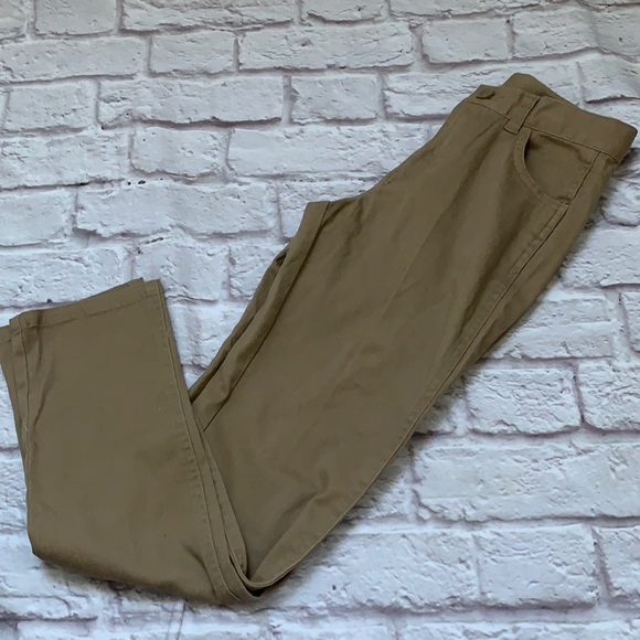 IZOD boys khaki pants straight leg adjustable waist - Picture 1 of 5